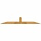 Ekena Millwork Portland Rough Sawn Timber Gable Bracket, Western Red Cedar, 72"W x 12"H x 2"D x 4"F, 4/12 Pitch GBW072X12X0204POR00RWR - alternate 1